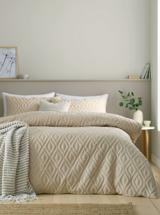 Jacob Geo Natural Duvet Cover